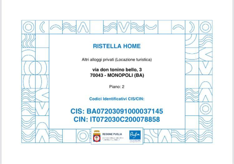 Ristella Home مونوبولي المظهر الخارجي الصورة